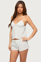 Talula Eyelet Babydoll Top