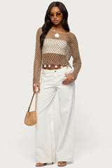 Macarena Crochet Charm Top
