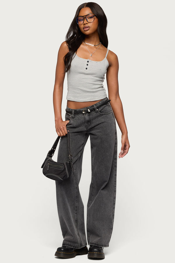 Tall Raelynn Washed Low Rise Baggy Jeans