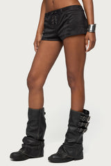 Sloane Faux Suede Micro Shorts