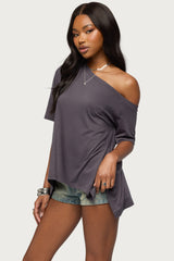 Josy Off Shoulder Handkerchief Top