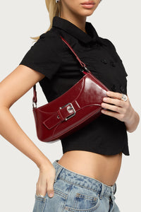 Buckle Up Faux Leather Bag