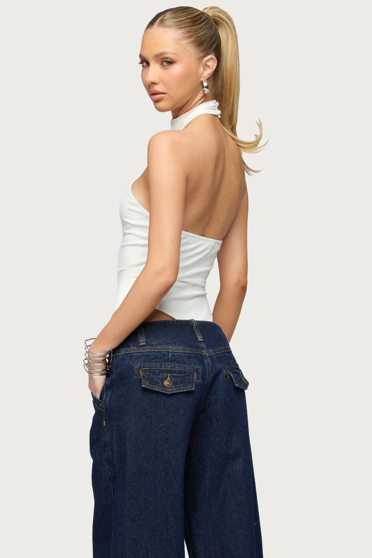 Jimana Halter Neck Bodysuit