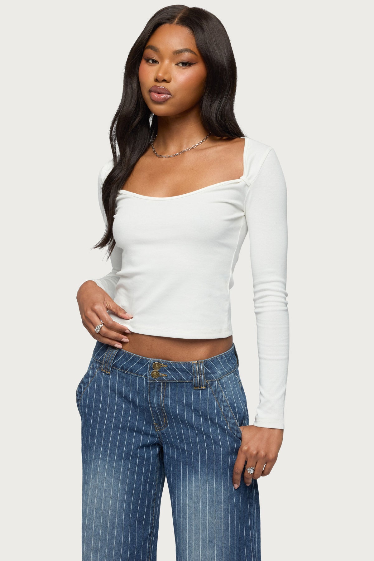 Ximena Scoop Neck Top
