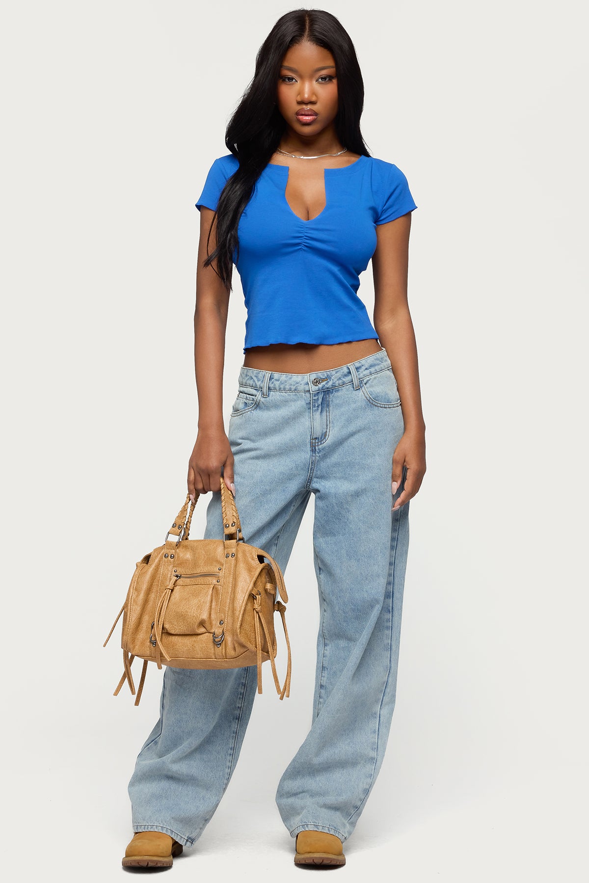 Andria V Neck Top – edikted