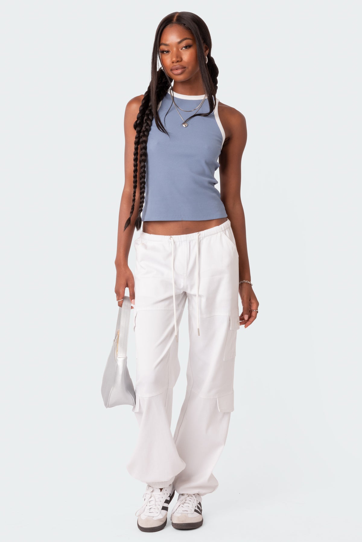 Contrast Ribbed Tank Top – edikted
