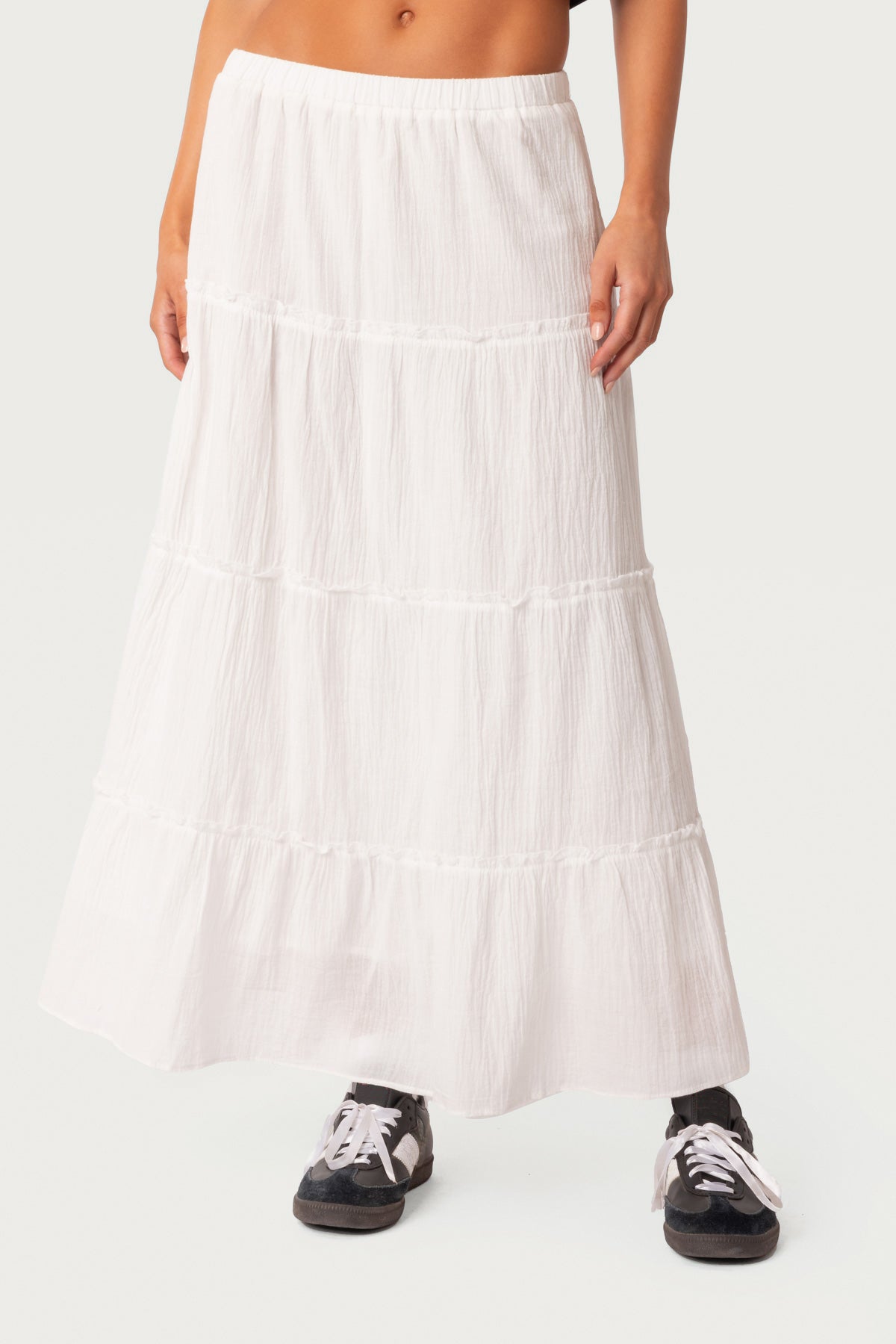 Charlotte Tiered Maxi Skirt – edikted