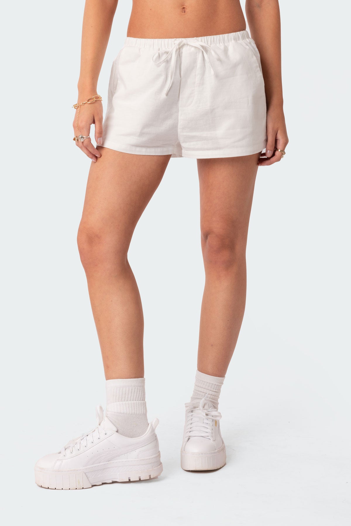 Leslie Linen Look Shorts