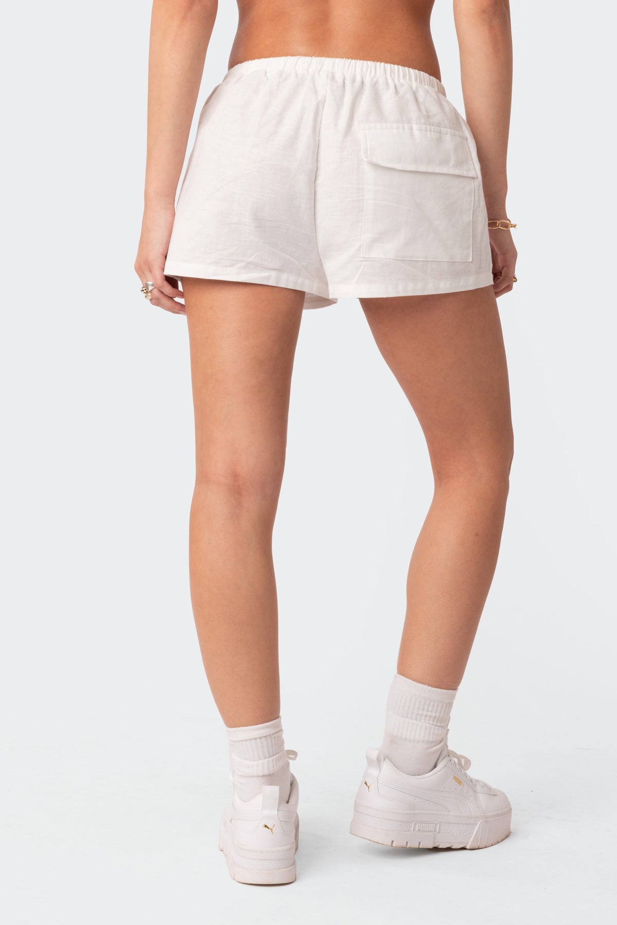 Leslie Linen Look Shorts