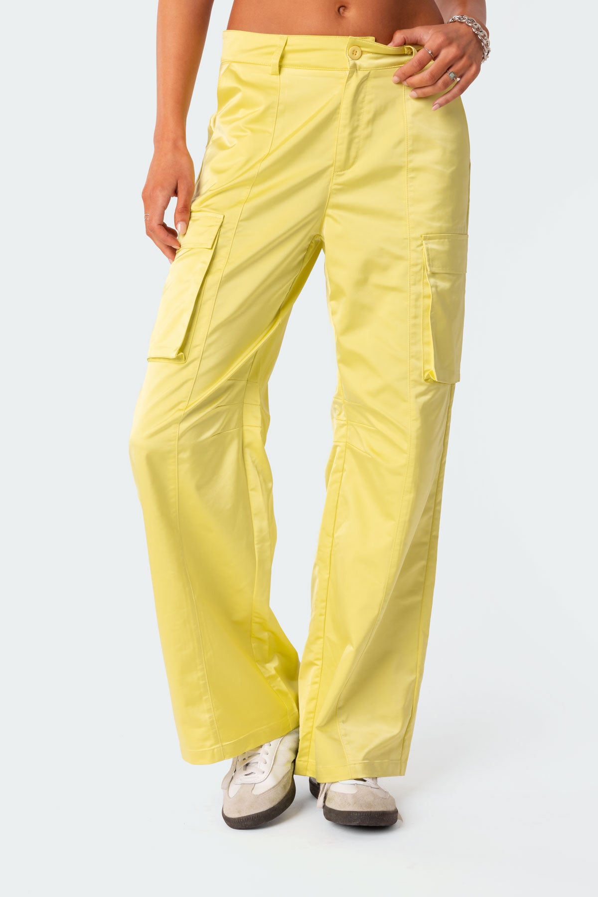 Xianna Nylon Cargo Pants