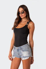 Barker Buckle Strap Bodysuit