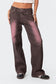 Quinny Pink Washed Low Rise Jeans