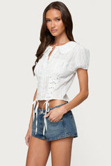 Valera Cotton Tailored Button Up Shirt