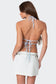 Double Drawstring Backless Top