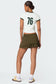 Layered Pleats Mini Skirt