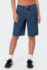 Stargirl Denim Bermuda Shorts