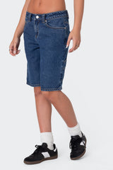 Stargirl Denim Bermuda Shorts