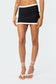 Sutton Contrast Ribbed Mini Skirt