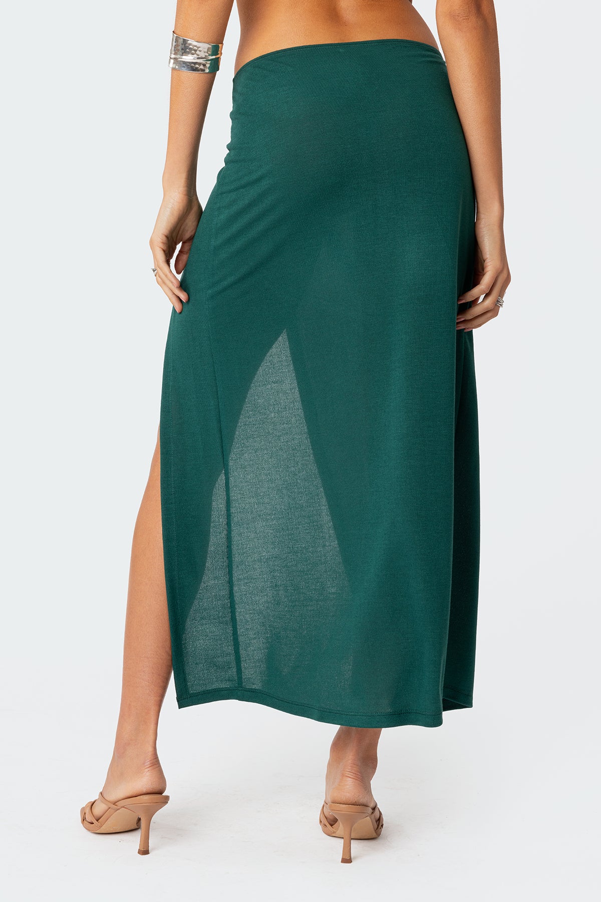 Nyssa Wrap Midi Skirt – edikted