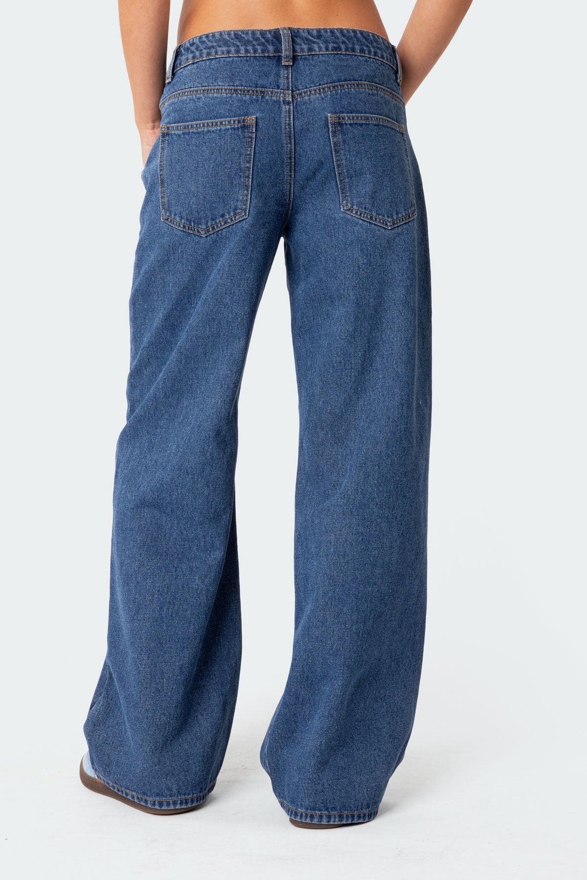 Raelynn Washed Low Rise Jeans
