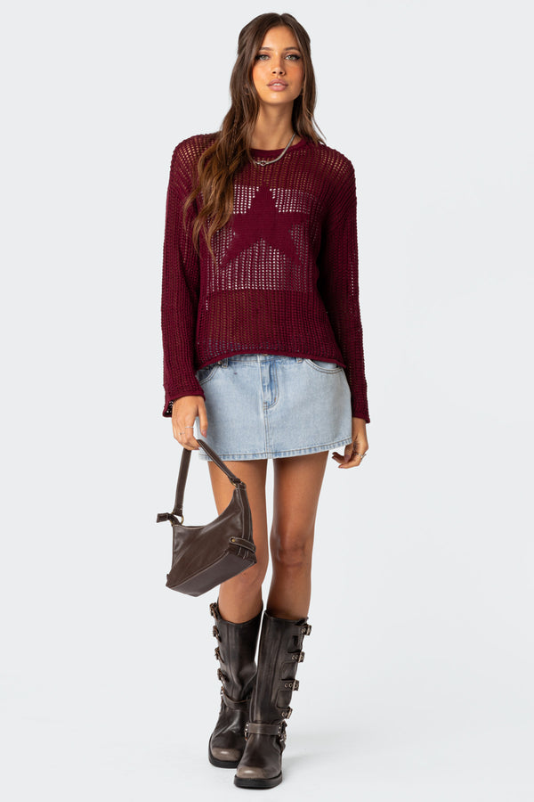 Seeing Stars Oversized Sweater