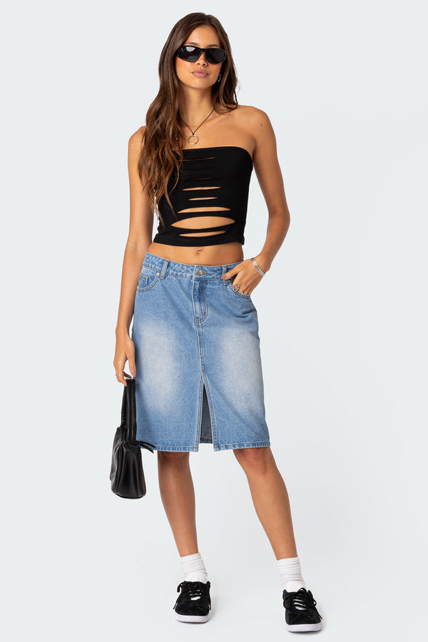 Kalista Slashed Tube Top