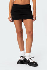 Aisha Low-Rise Mini Skirt