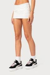 Aisha Low Rise Mini Skirt