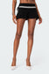 Khloe Lacey Ribbon Knit Mini Skirt