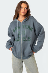 New York Angels Oversized Hoodie