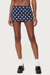 Noreen Polka Dot Mini Skort