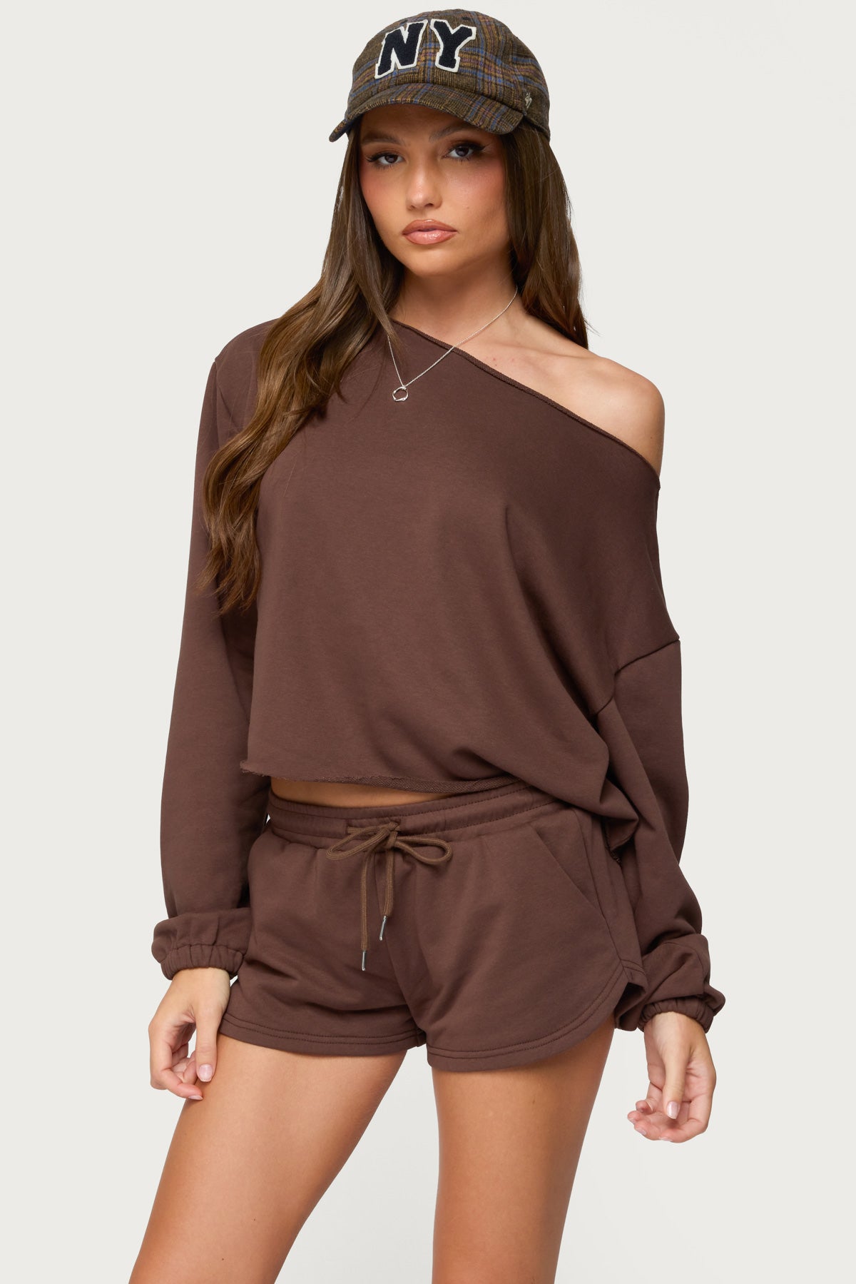 Kordelia Off Shoulder Sweatshirt – edikted