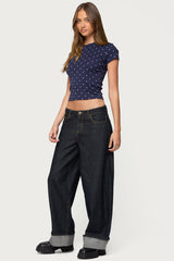 Lorenzo Polka Dot T Shirt