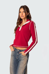 Gio Contrast Stitch Sweatshirt