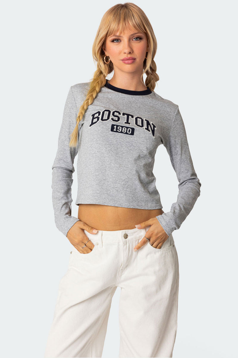 Boston Long Sleeve T Shirt