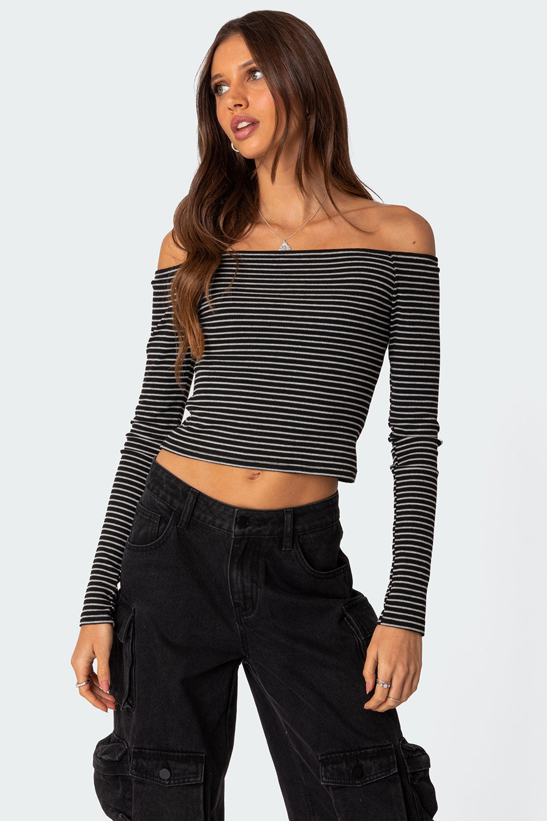Canary Ribbed Top – edikted