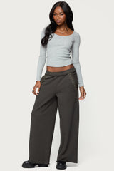 Wrenn Studded Wide Leg Sweatpants