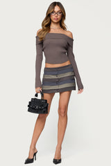 Lauren Knit Fold Over Top