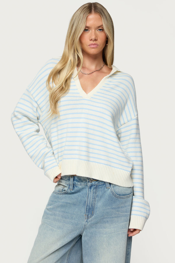 Copenhagen Oversized Striped Sweater