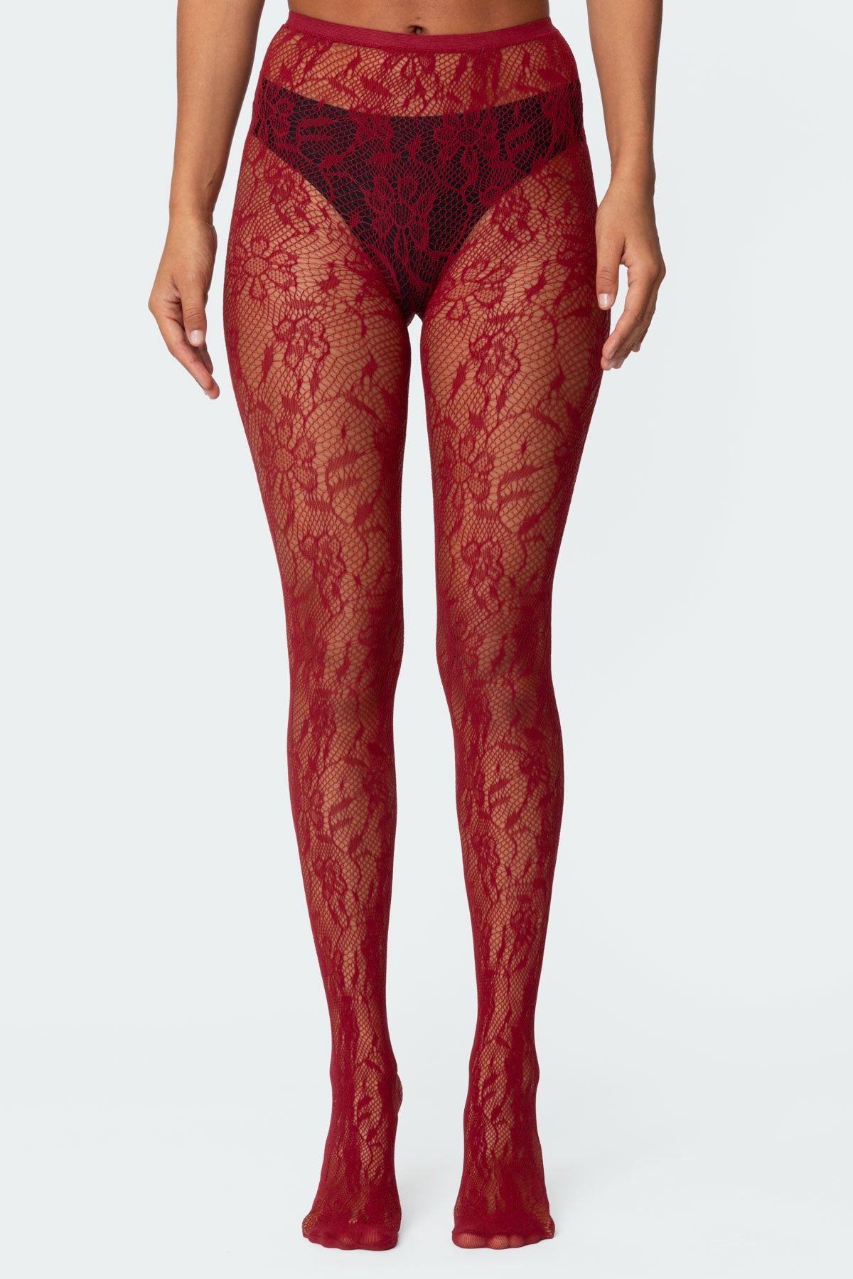 Lacey Fishnet Tights