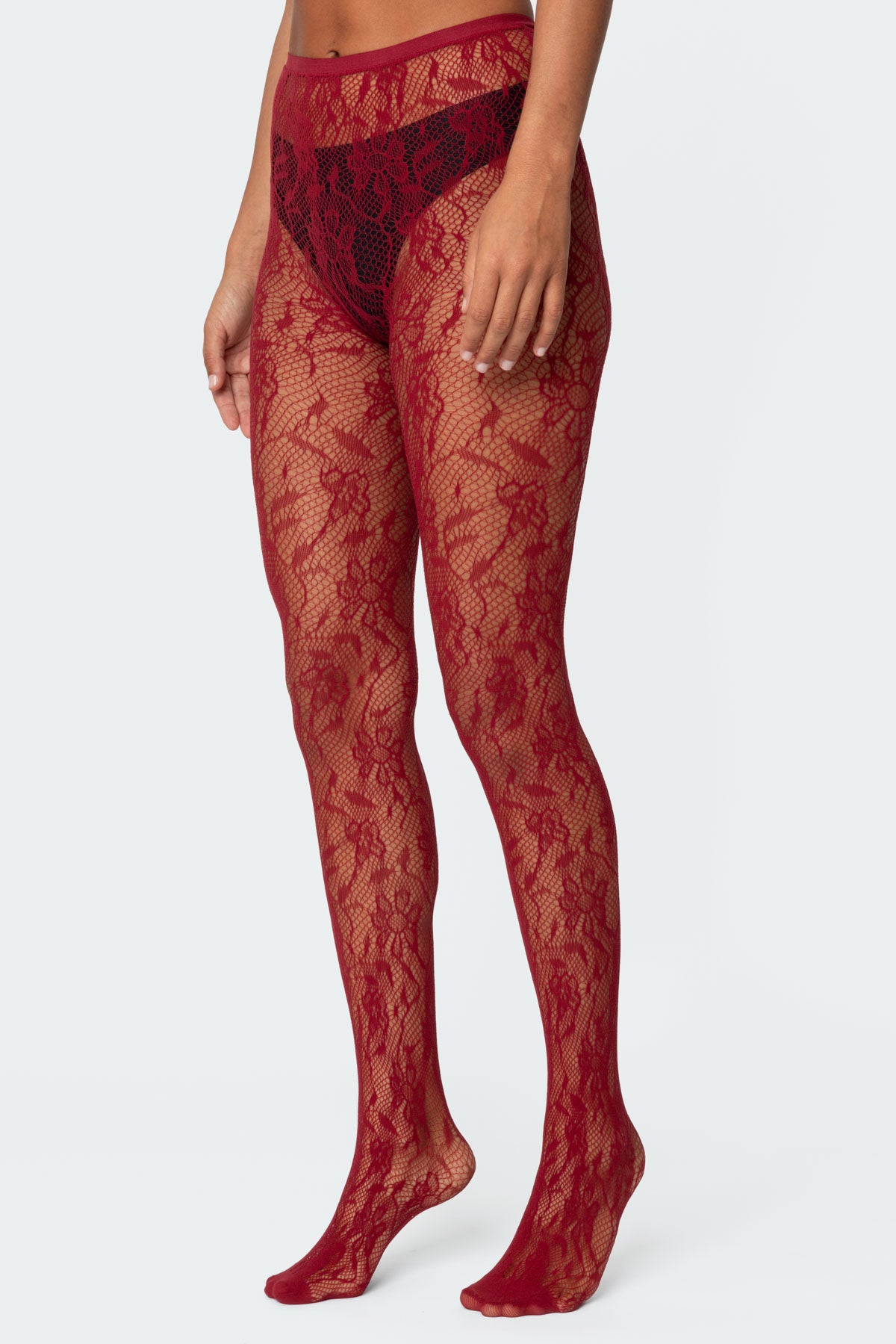 Lacey Fishnet Tights