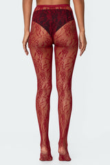 Lacey Fishnet Tights