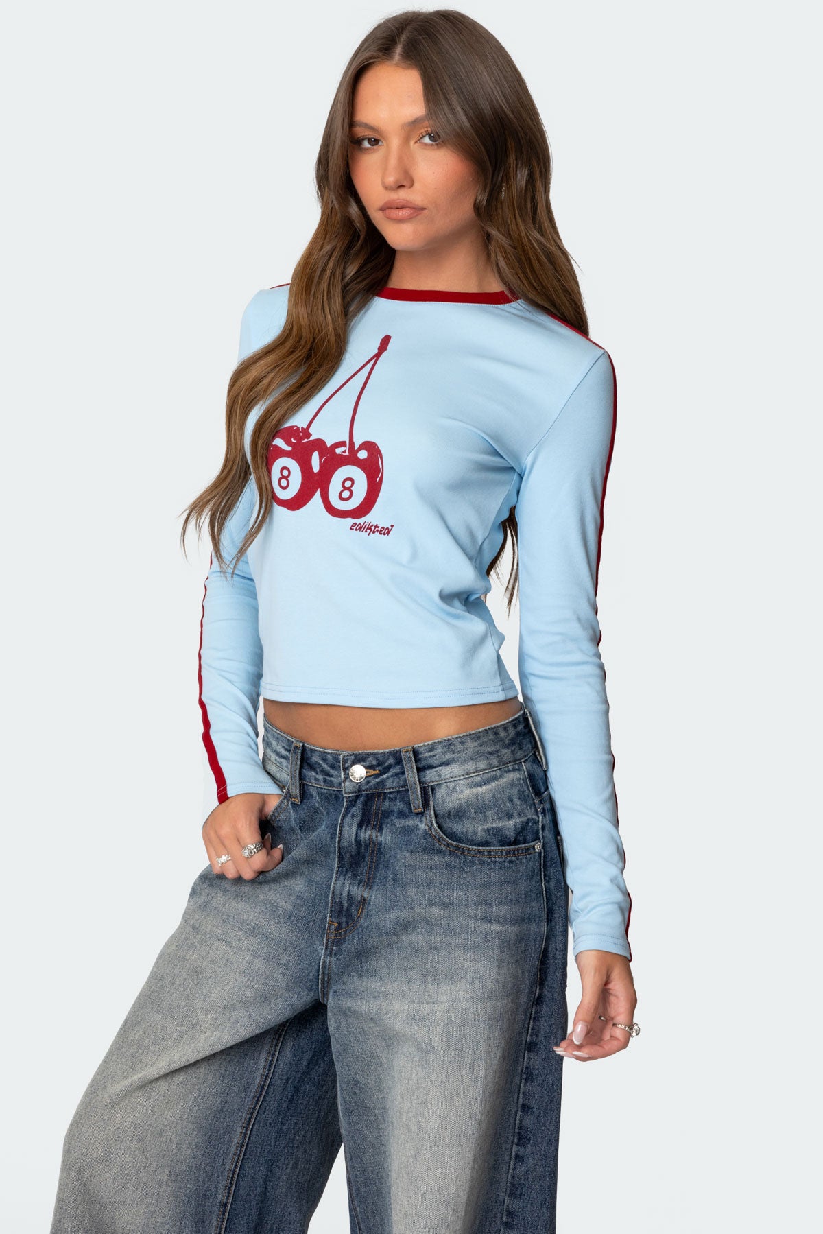 Cherry 8 Long Sleeve T Shirt