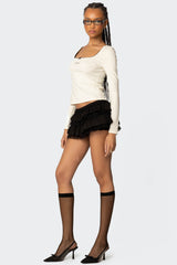 Lacey Ruffled Bloomer Skort