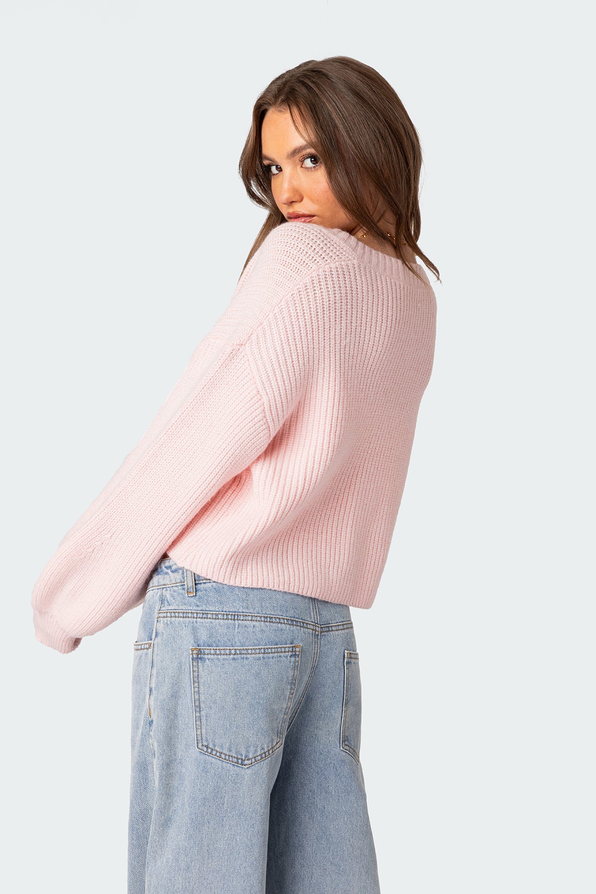 Sabrina Chunky Knit Cropped Cardigan