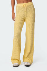 Kasey Cable Knit Pants