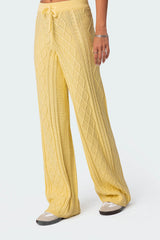 Kasey Cable Knit Pants