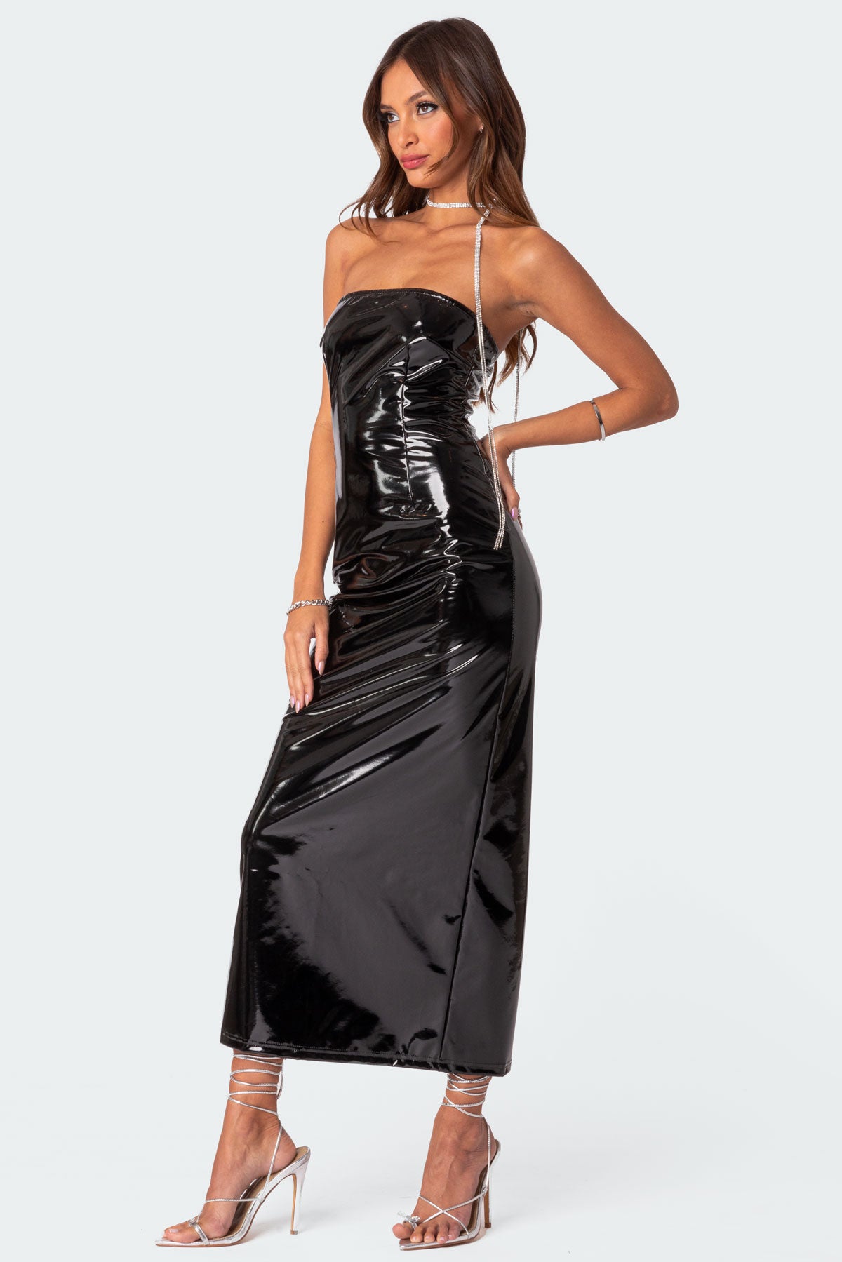 Vegas Vinyl Maxi Dress