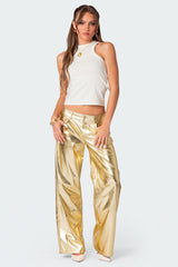 Rochelle Low Rise Metallic Jeans