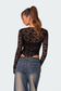Zoey Sheer Lace Two Piece Bodysuit